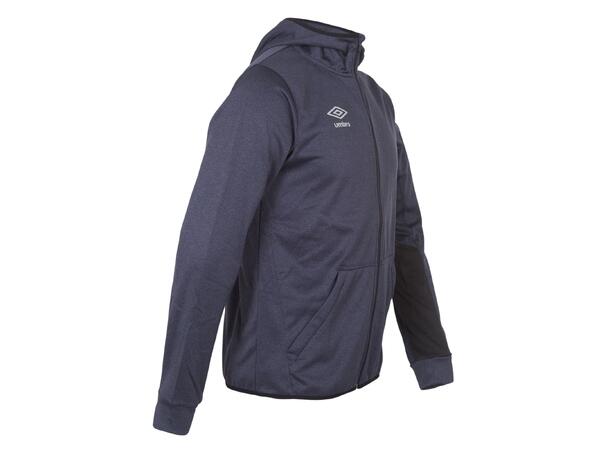 UMBRO Core Tech Hood Zip J19 Blåmel. 140 Luvtröja med hel dragkedja junior 